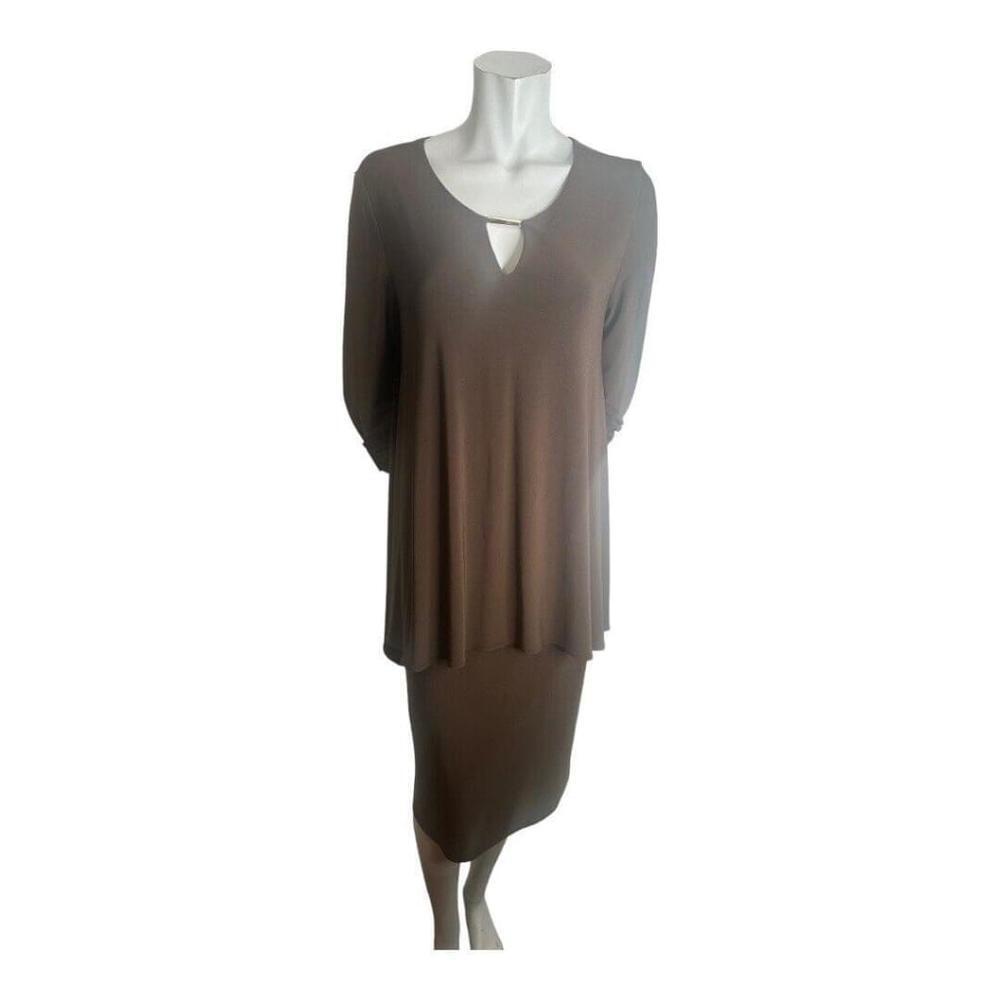Joseph Ribkoff Brown Dress